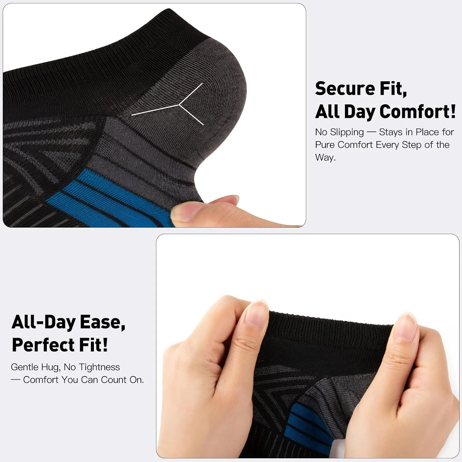 30 Pairs 4 Styles Low Cut Ankle Socks for Men – Breathable Thin Socks Bulk Pack, Fits Shoe Size 8-12