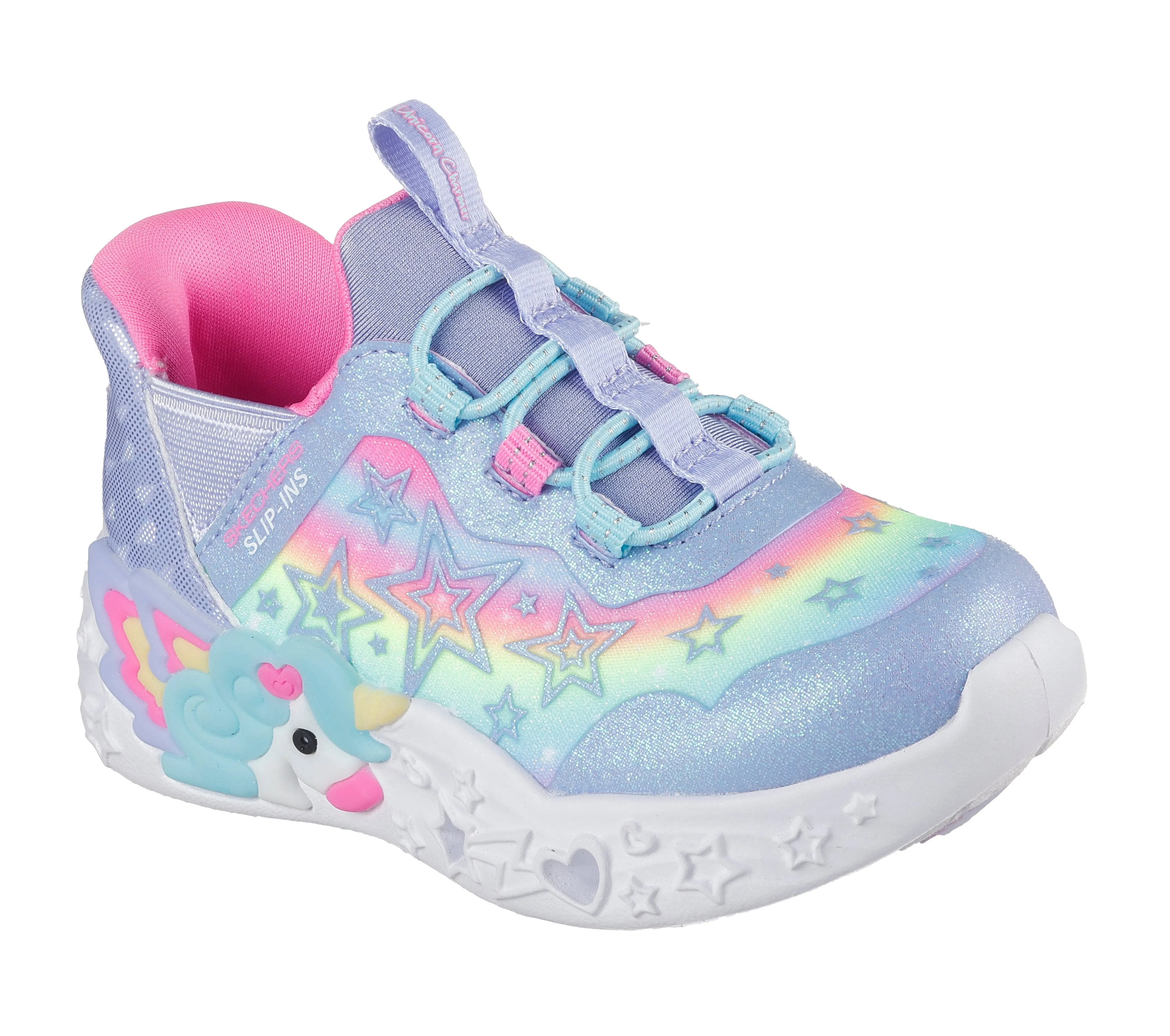 302297N - SKECHERS SLIP-INS: UNICORN CHARMER - LIL STARLITEKIDS