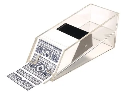 4 Deck Solid Plastic Dealer Shoe - Poker Blackjack