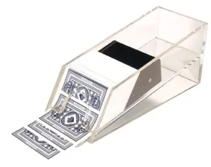 4 Deck Solid Plastic Dealer Shoe - Poker Blackjack