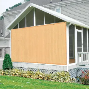 40 * 60FT Beige Shade Cloth, Breathable Sunblock Net with Grommets 95% UV Protection Outdoor Shade Cover for Patio Garden Carport Greenhouse