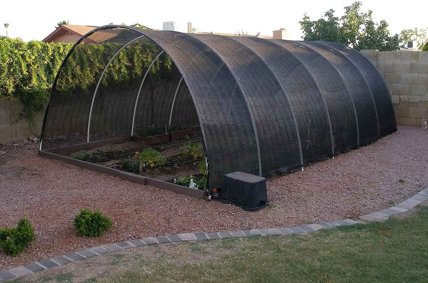 Agfabric 80% Sunblock Shade Cloth 12x20ft, Black