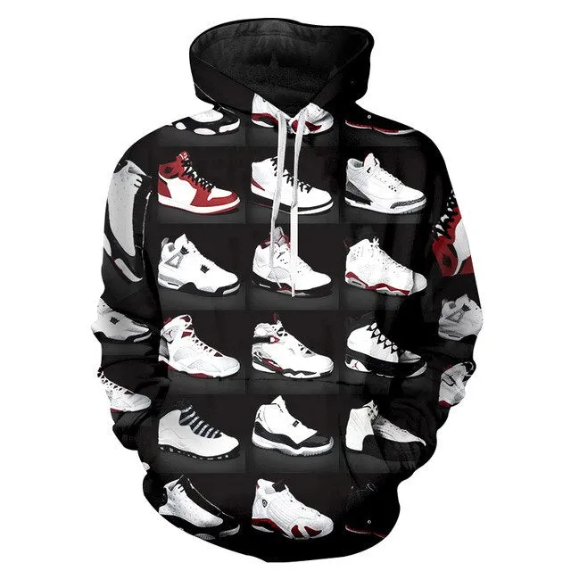 Air Jordan 23 3D Printed Unisex Hoodie