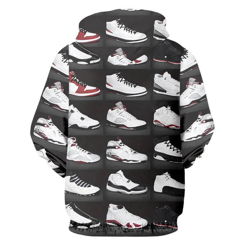 Air Jordan 23 3D Printed Unisex Hoodie