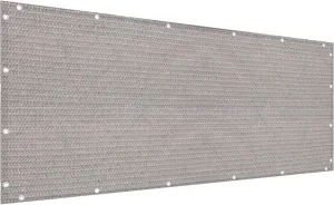Alion Home© Elegant Windscreen Privacy Screen for Deck, Pool, Railing, Backyard Deck, Patio, Fence, Porch - Smoke Tan (3' x 9')
