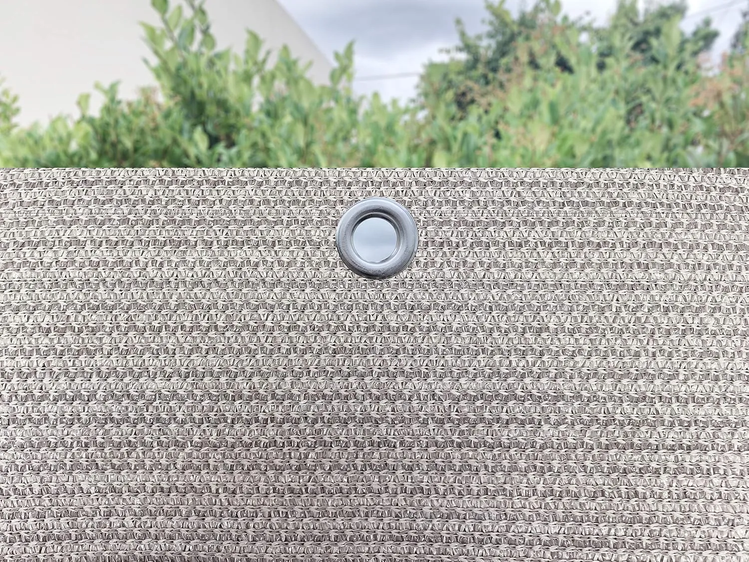 Alion Home© Elegant Windscreen Privacy Screen for Deck, Pool, Railing, Backyard Deck, Patio, Fence, Porch - Smoke Tan (3' x 9')
