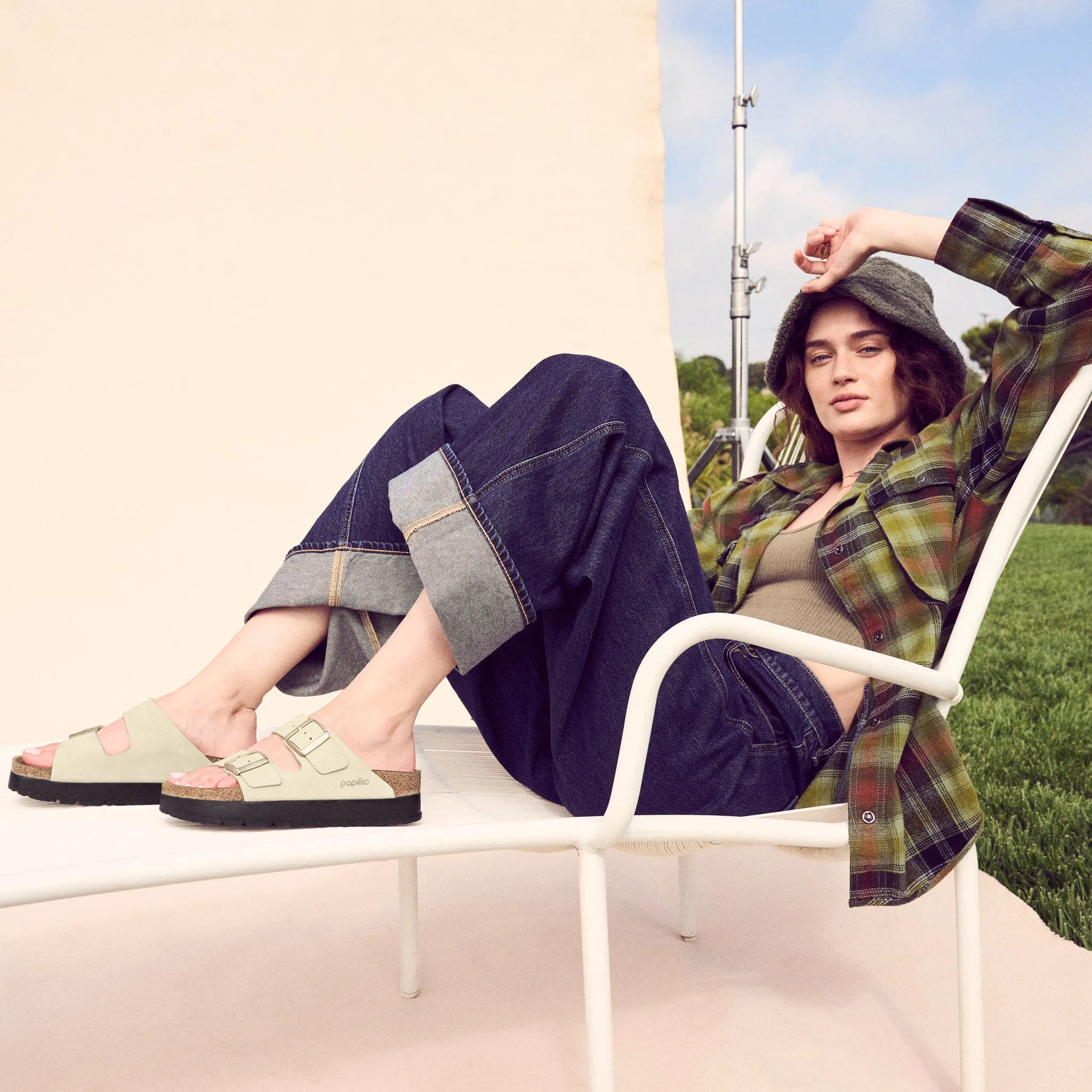ARIZONA PLATFORM - EUCALYPTUS - NUBUCK