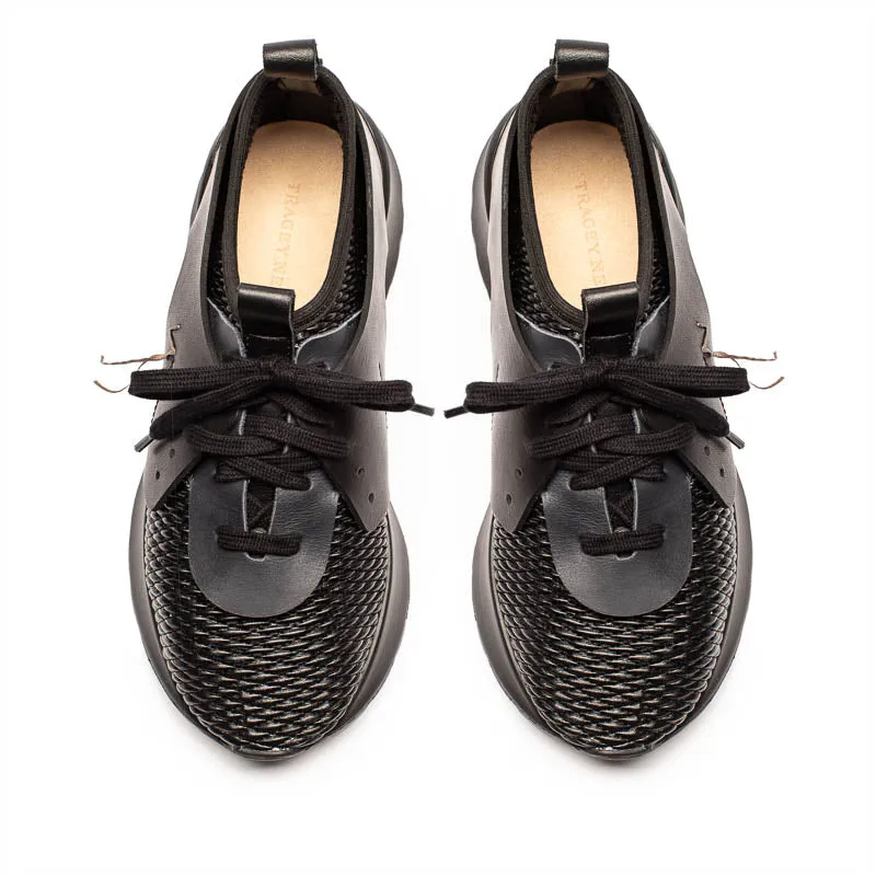 AW25 SNERBY Matrix | Stretch Leather Sneaker