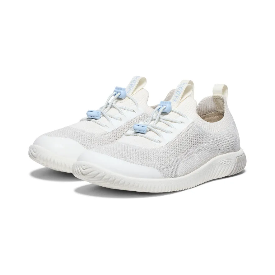 Big Kids' KNX Knit Sneaker - Star White/Skyway
