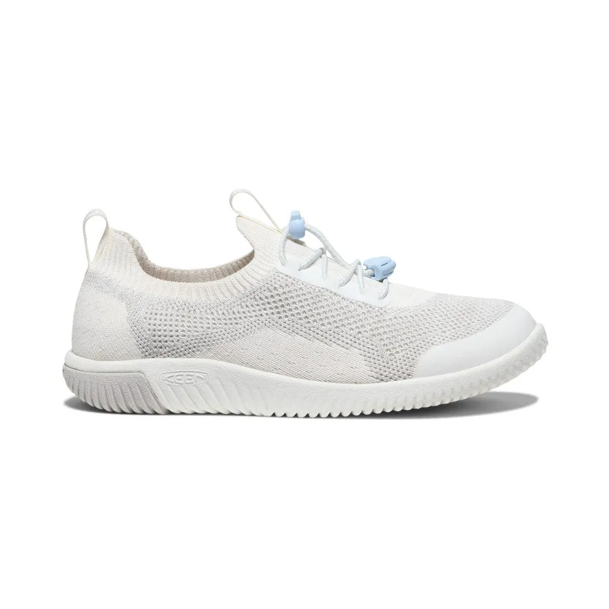 Big Kids' KNX Knit Sneaker - Star White/Skyway