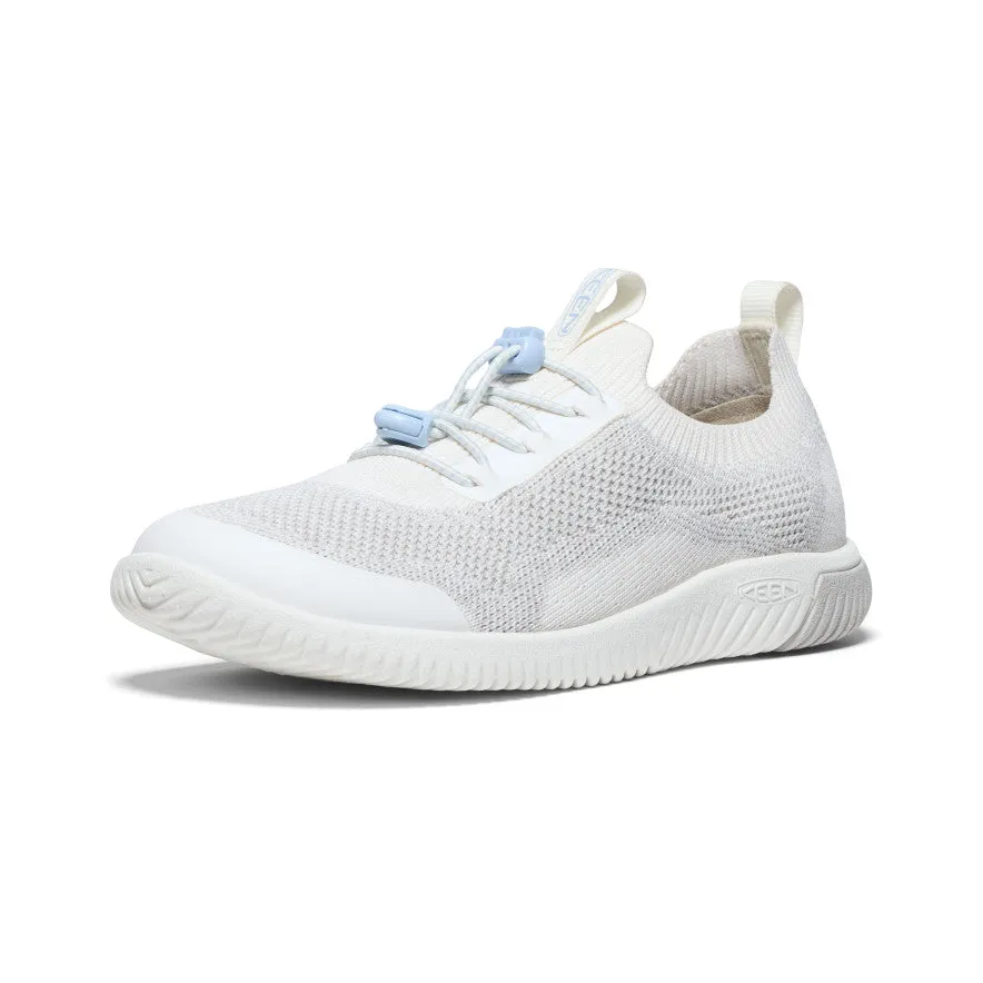 Big Kids' KNX Knit Sneaker - Star White/Skyway