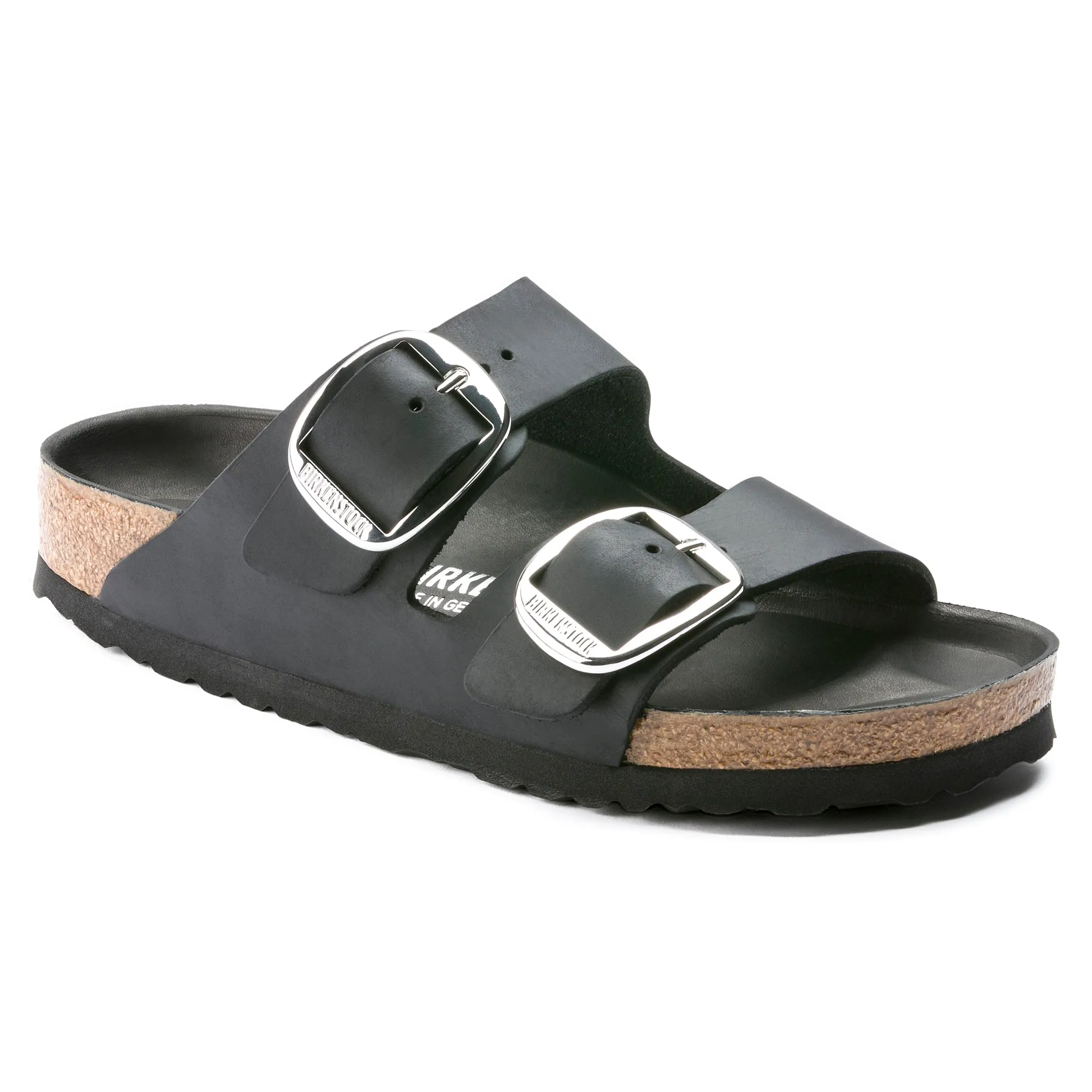 Birkenstock Arizona Big Buckle black oiled leather