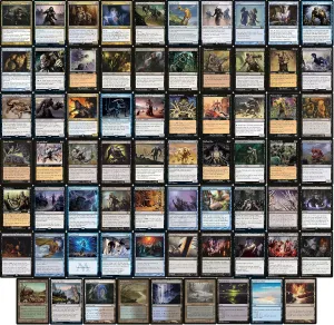 Blue/Black Zombie EDH Deck - Custom Build - Elite - MTG - Commander - 100 Card
