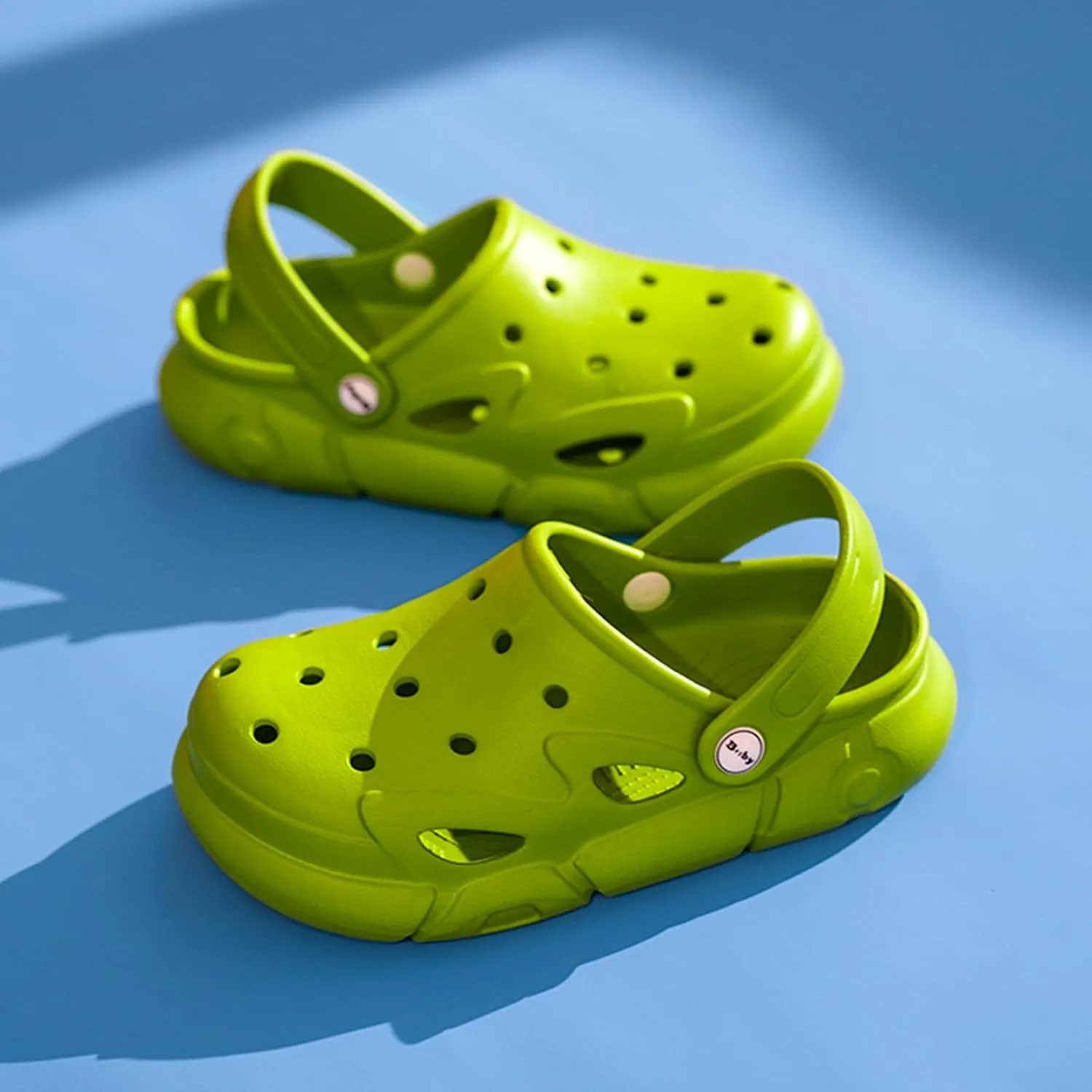 CERYTHRINA Little Kids Clogs Girls Boys Slide Lightweight Garden Shoes Slip-on Beach Pool Shower Slippers