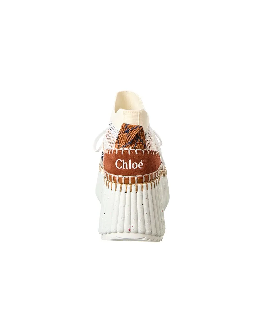 Chloé Nama Knit Platform Sneaker
