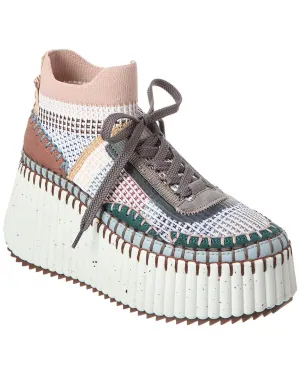Chloé Nama Knit Platform Sneaker