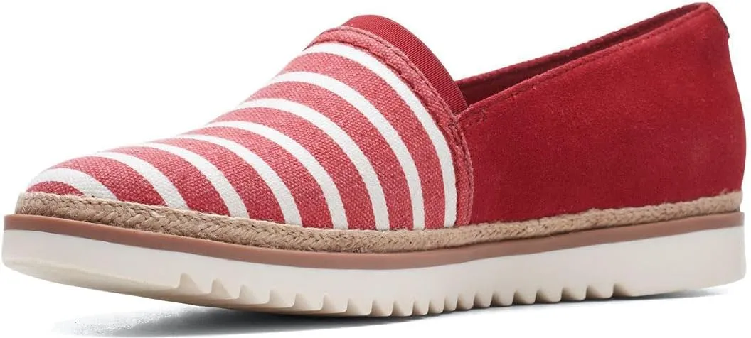 Clarks Womens Juliet Monte Leather Toe Cap Loafers
