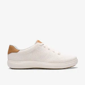 Clarks Women's Nalle Walk White Knit 26183650