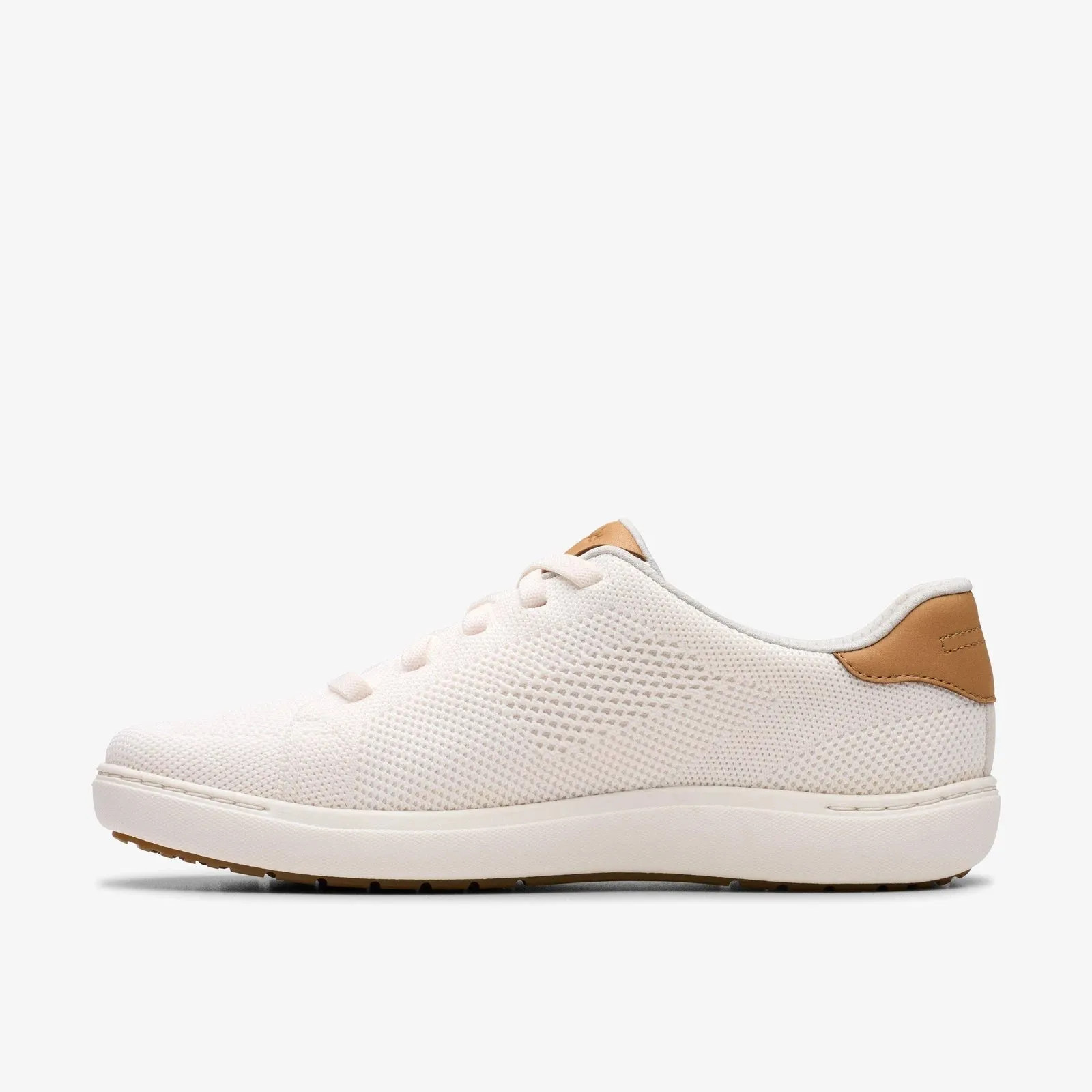 Clarks Women's Nalle Walk White Knit 26183650