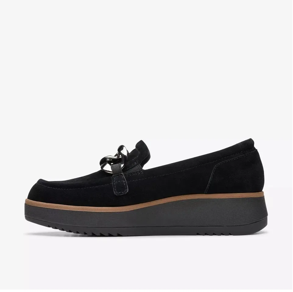 Clarks Women's Zylah May Black Suede 26180110