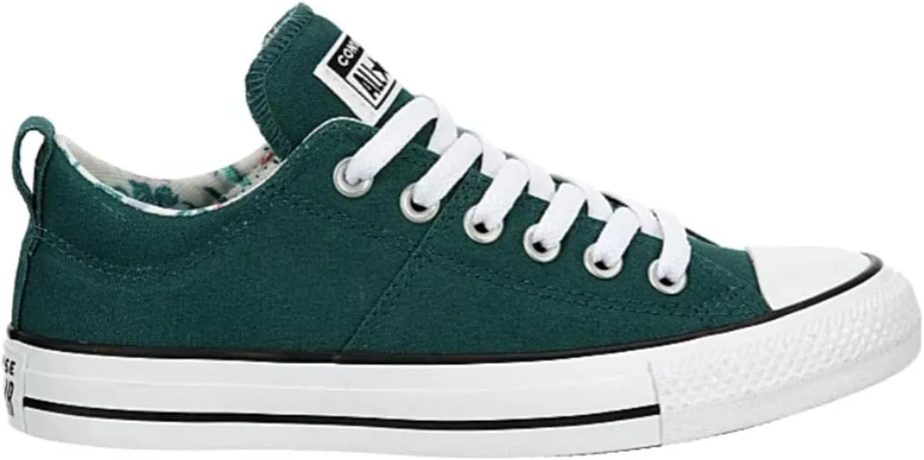 Converse Unisex Chuck Taylor All Star Madison Ox Canvas Sneaker - Lace up Closure Style - Dragon Scale/Dark Green