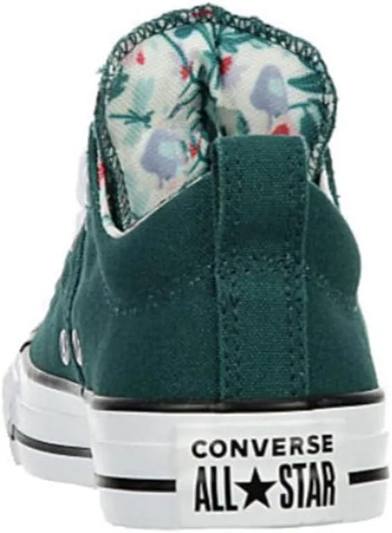 Converse Unisex Chuck Taylor All Star Madison Ox Canvas Sneaker - Lace up Closure Style - Dragon Scale/Dark Green