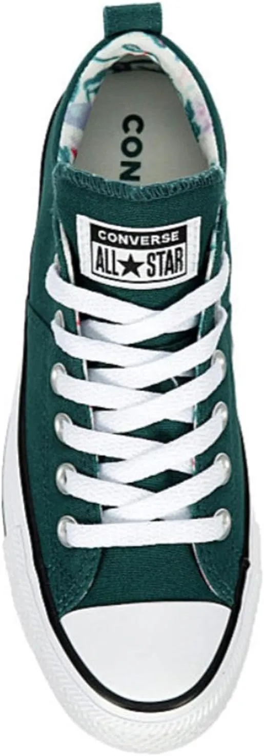 Converse Unisex Chuck Taylor All Star Madison Ox Canvas Sneaker - Lace up Closure Style - Dragon Scale/Dark Green