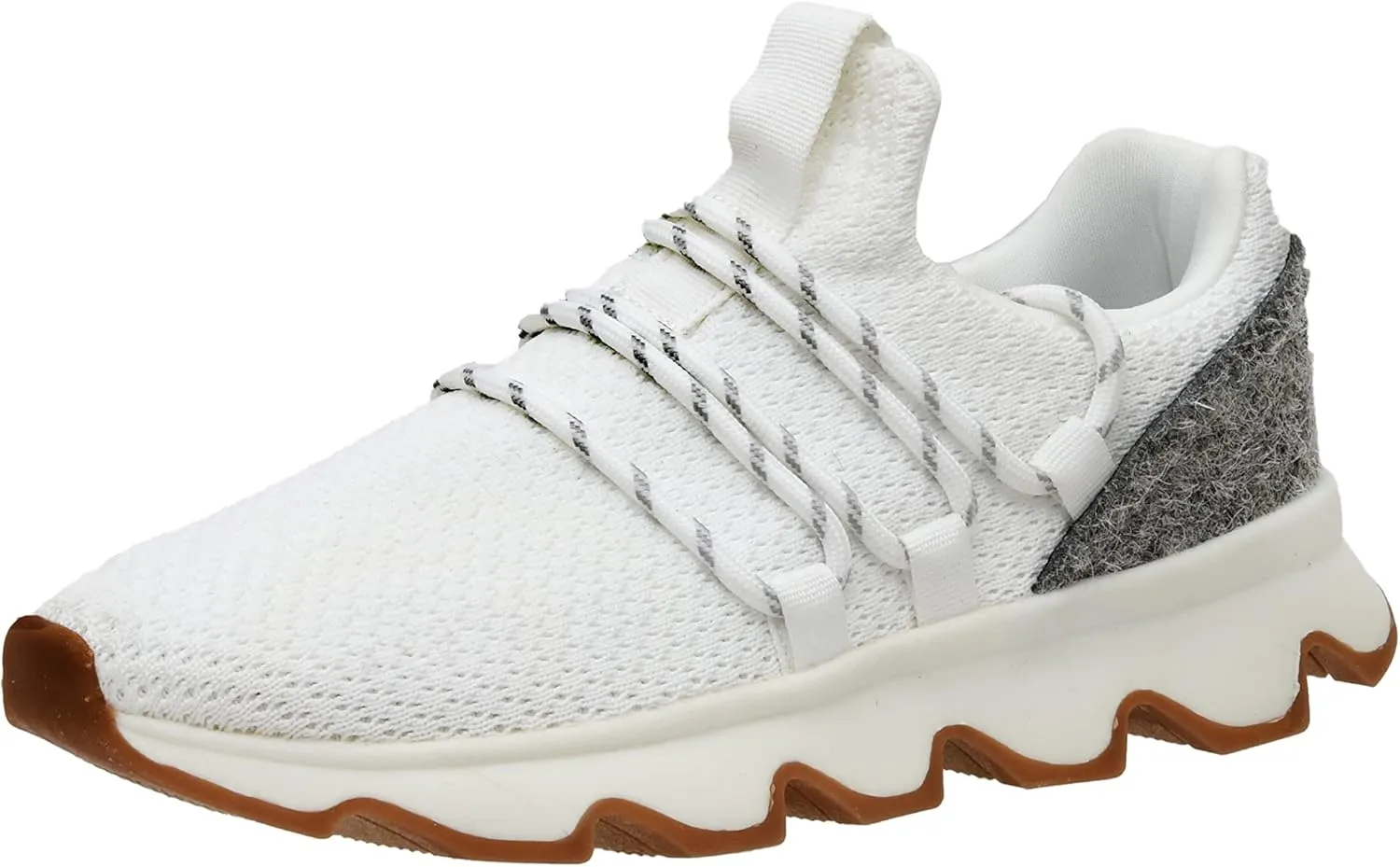 CUSHIONAIRE Women's Zyler lace up Knit Sneaker  Memory Foam