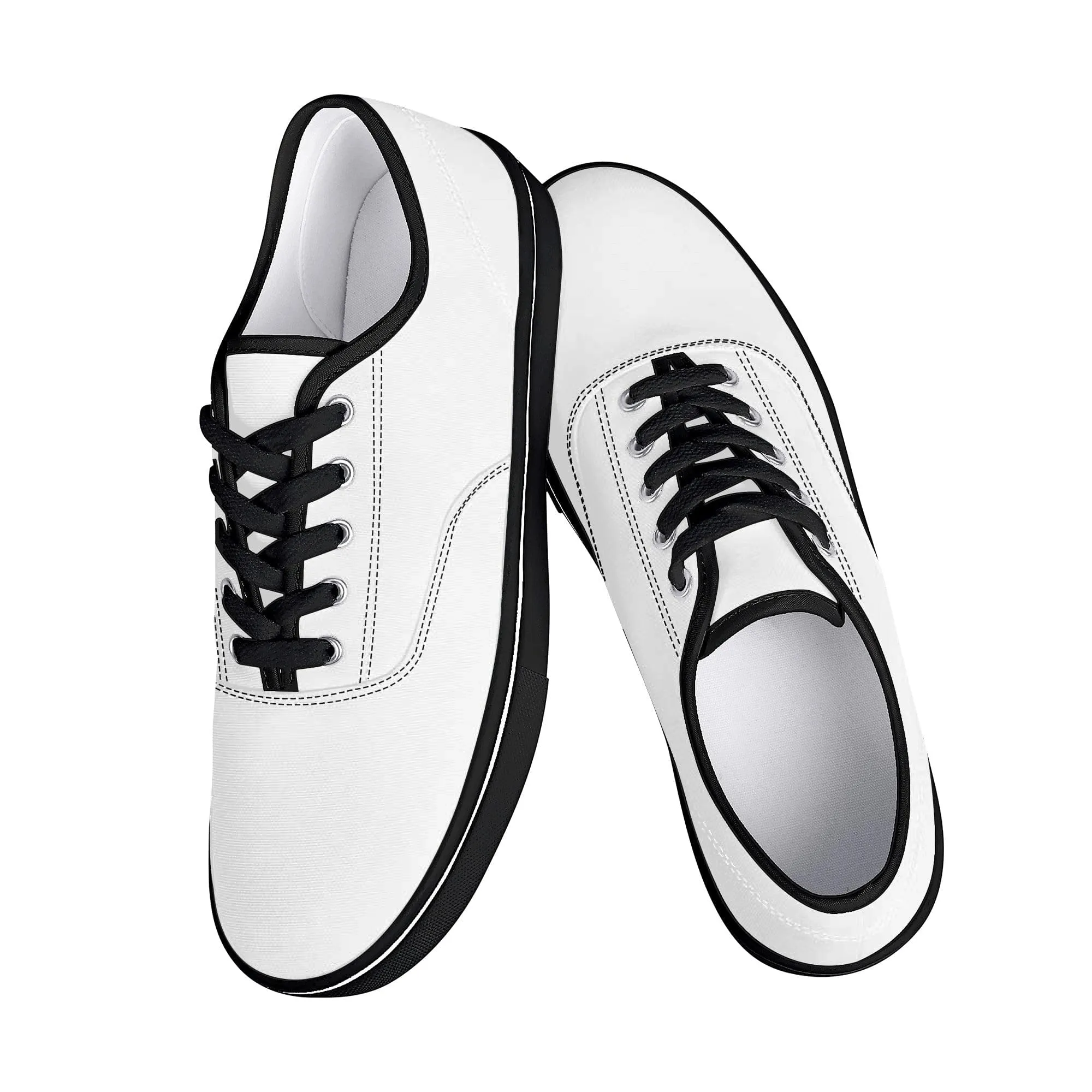 Custom Skate Shoes Canvas- Black D3S