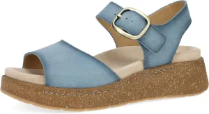 Dansko Bianca Platform Sandal for Women - Memory Foam and Suede Wrapped Footbed for an Extra Plush Comfort and Support