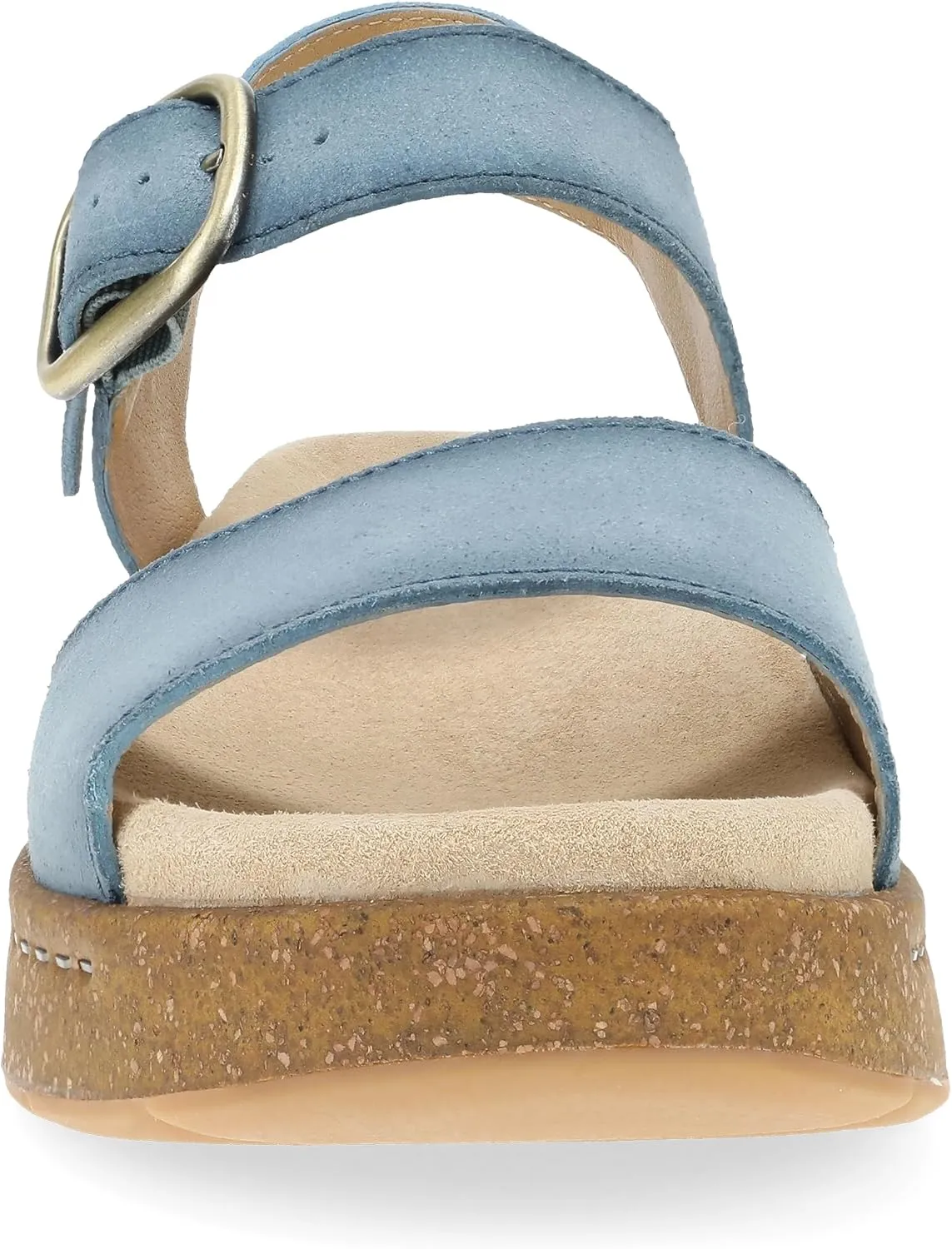 Dansko Bianca Platform Sandal for Women - Memory Foam and Suede Wrapped Footbed for an Extra Plush Comfort and Support