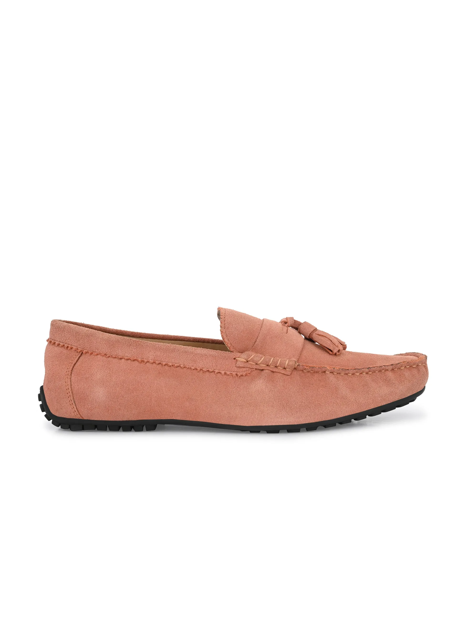 Dash Peach Driving Loafers