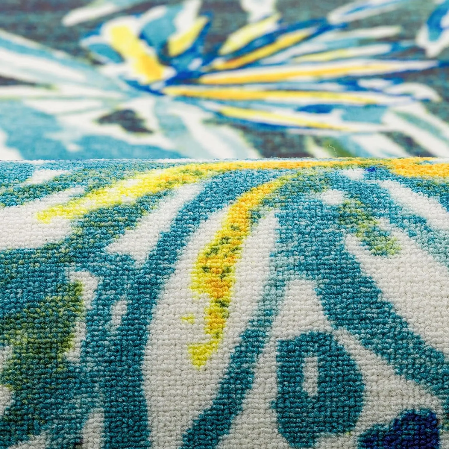 DECOMALL 2'x3' Door Mat Small Outdoor Rugs for Porch Patio Balcony Deck Yard, Multi 24"x36"