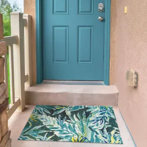 DECOMALL 2'x3' Door Mat Small Outdoor Rugs for Porch Patio Balcony Deck Yard, Multi 24"x36"