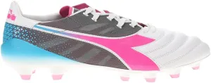 Diadora Mens Brasil Elite Veloce Gr Ita Lpx Soccer Cleats - Blue, Pink, White - Size 9.5 M
