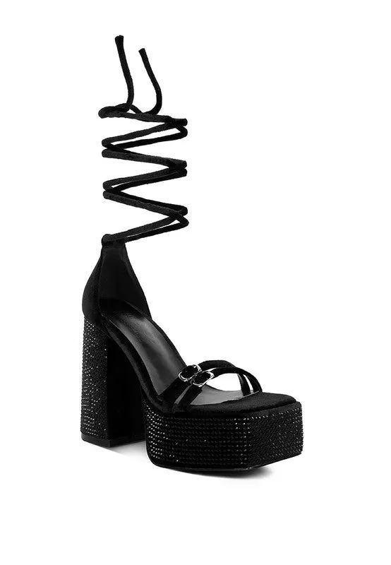 Diamante Srappy Sandals