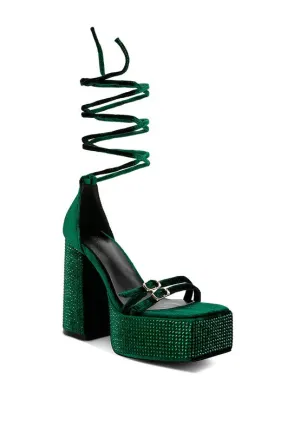 Diamante Srappy Sandals