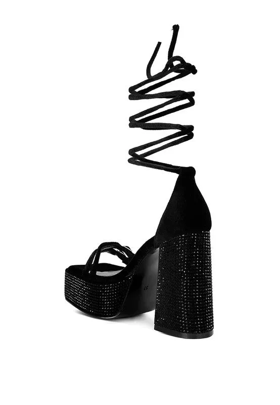 Diamante Srappy Sandals