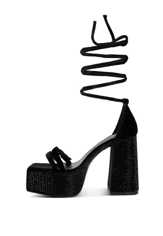 Diamante Srappy Sandals