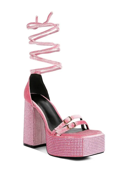 Diamante Srappy Sandals