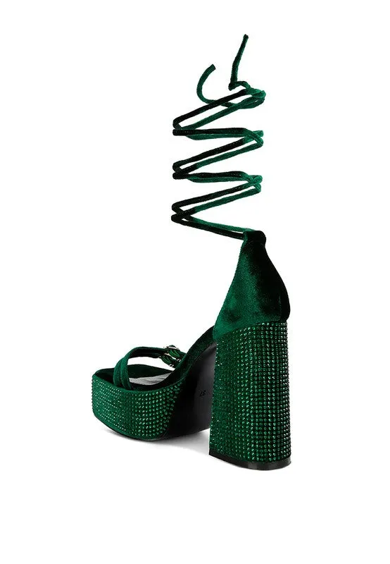 Diamante Srappy Sandals