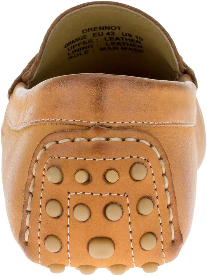 DTI BB Signature Mens Drenot Leather Slip-On Driving Shoes Moccasin Loafer