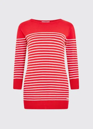Dunraven Cotton Top - Poppy