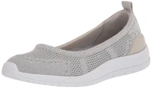 Easy Spirit Women's Glitz 2 Sneaker, Silver Knit, 8