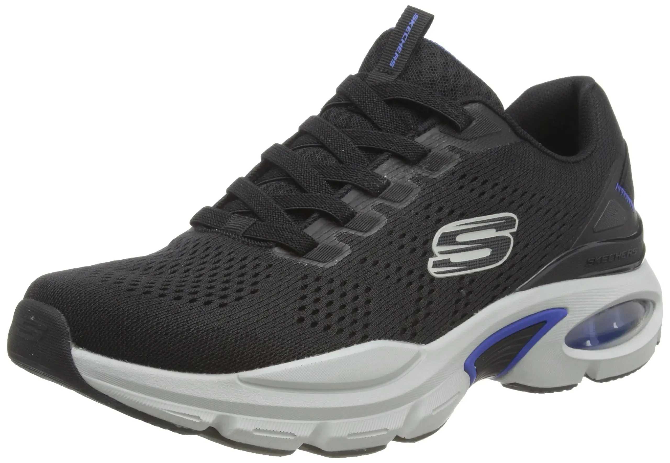 Elegant Loafer Ventura Mens Exclusive Black/Blue 12 Skechers Skech-Air