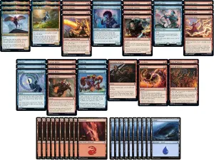 Elite Blue Red Spellslinger Deck - Izzet Spells Burn - Very Powerful - Modern Legal - Custom Built - Magic The Gathering - MTG - 60 Card!