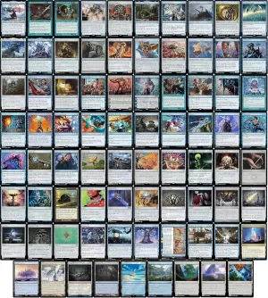 Elite Commander Urza Artifacts Deck - Mono Blue - Urza, Lord High Artificer - EDH cEDH - 100 Card - Custom Magic The Gathering Deck - Very Strong!