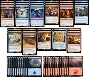 Elite Pirate Deck - Izzet Red Blue - Modern Legal - Custom Built - Magic The Gathering - MTG - 60 Card!