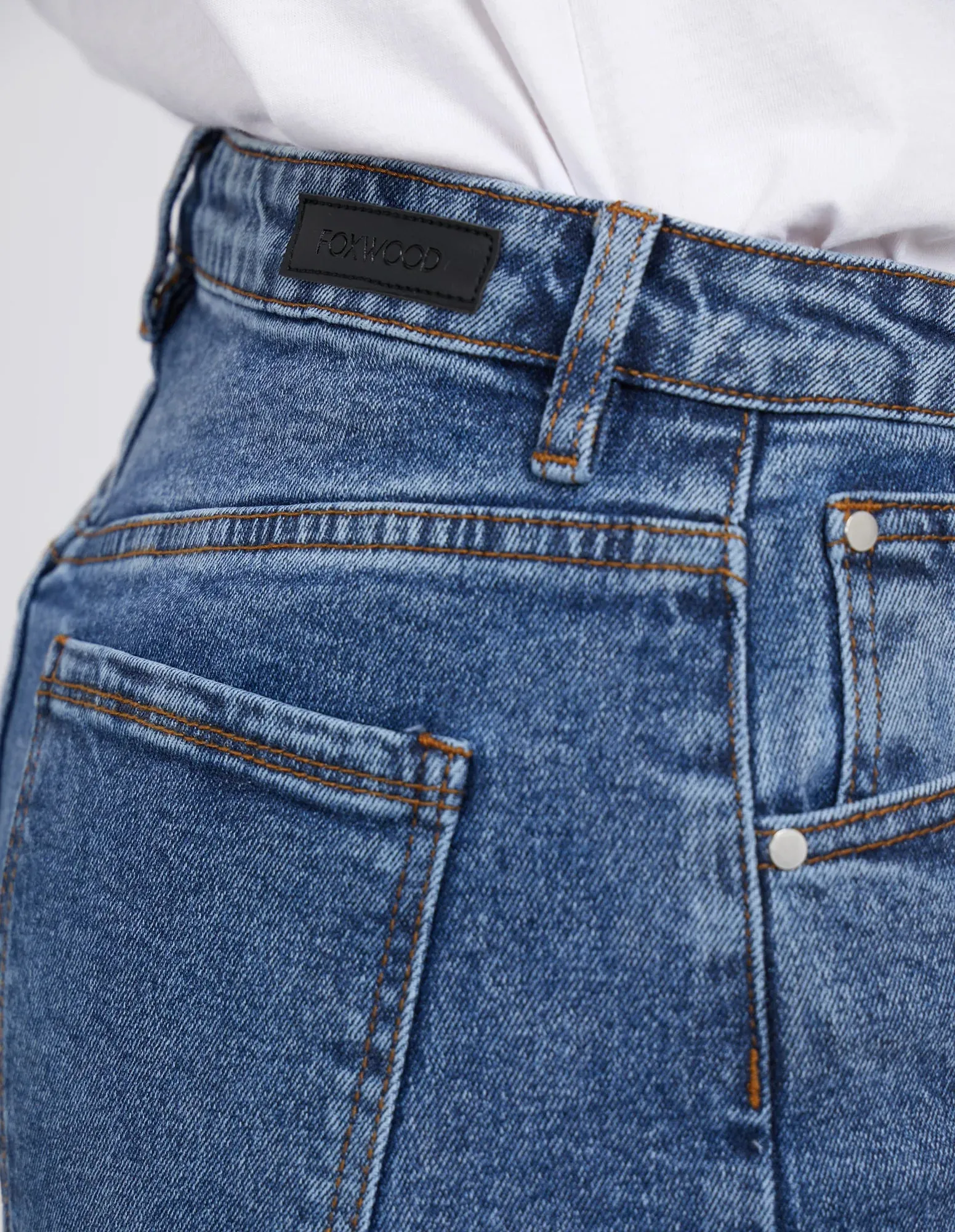 Enmore Wide Leg Jean - Blue