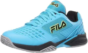 Fila Axilus 2 Energized Mens Tennis Shoe Hawaiian Ocean/Silver Sconce/Black (US Footwear Size System, Adult, Men, Numeric, Medium, 10.5)